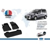Peugeot Partner 2 Tepee 4D Havuzlu Paspas Siyah 2008-2018 Arası