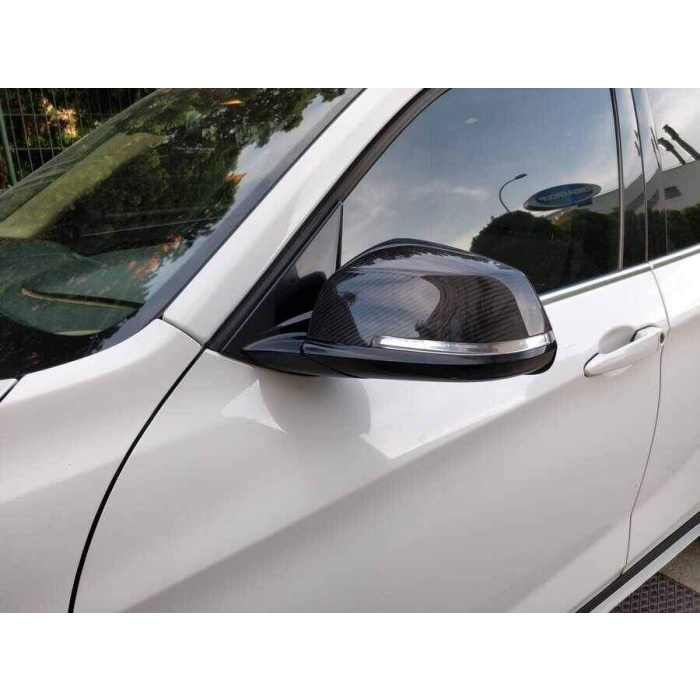 BMW X1 Karbon Ayna Kapağı 2 Parça 2009-2015 Arası
