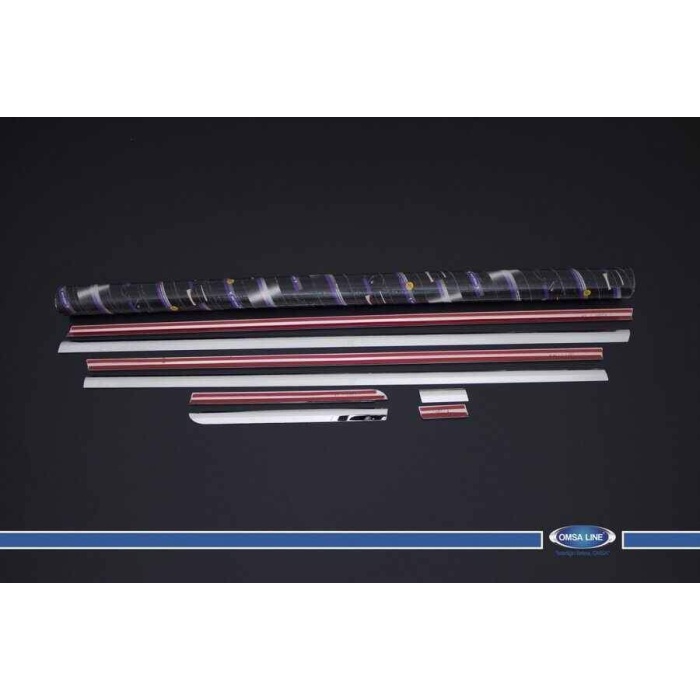 Citroen C4 Sedan Krom Cam Çıtası 8 Parça 2004-2010 Arası