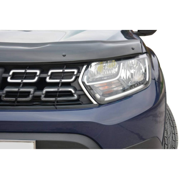 Dacia Duster Krom Ön Panjur Çıtası 2 Parça 2018 ve Sonrası