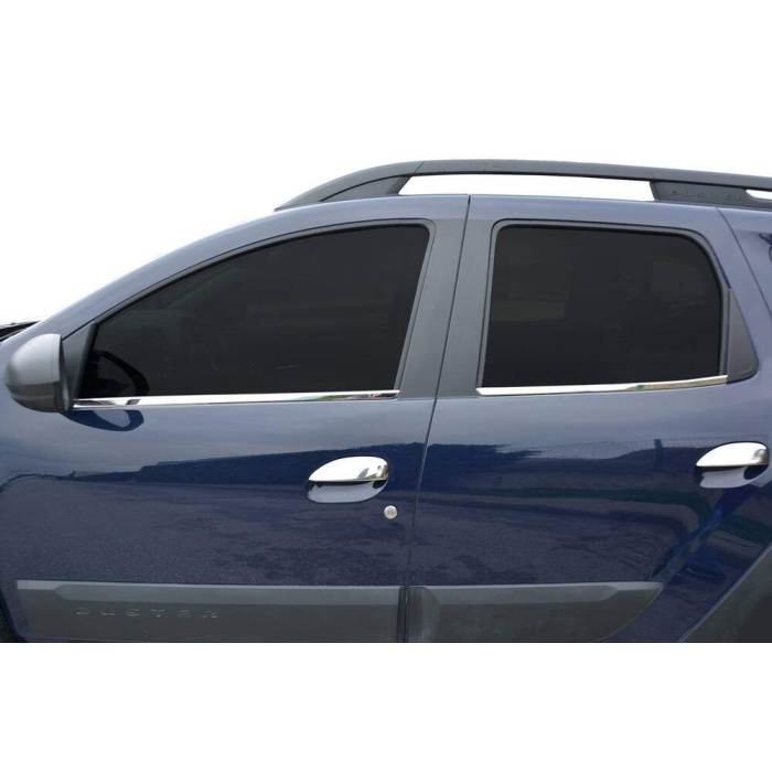Dacia Duster Krom Cam Çıtası 4 Parça 2018 ve Sonrası