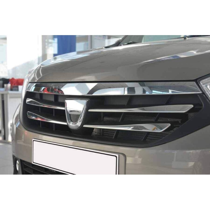 Dacia Lodgy Krom Ön Panjur 4 Parça 2013 ve Sonrası