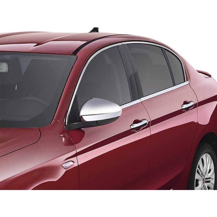 Fiat Egea Sedan/HB Krom Cam Çerçevesi 8 Parça  2015 ve Sonrası