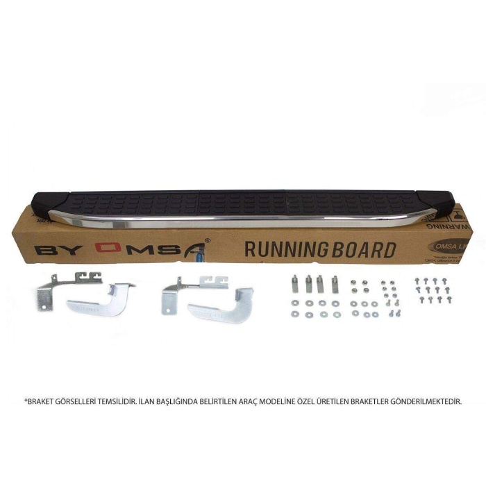 Ford Connect Armada Yan Basamak Krom Kısa Şase 2002-2014 Arası