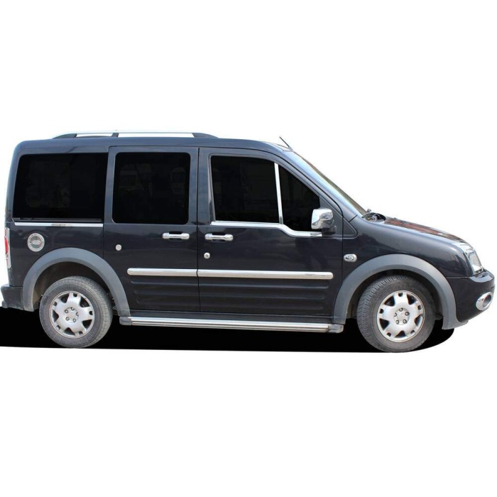 Bomag Ford Connect Krom Yan Kapı Çıtası 4 Parça 2002-2014 Arası