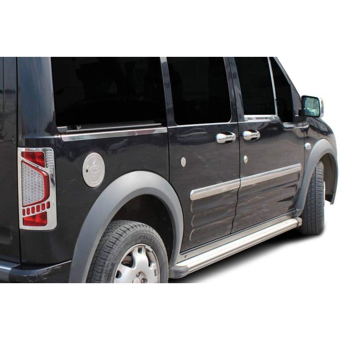 Bomag Ford Connect Krom Yan Kapı Çıtası 4 Parça 2002-2014 Arası