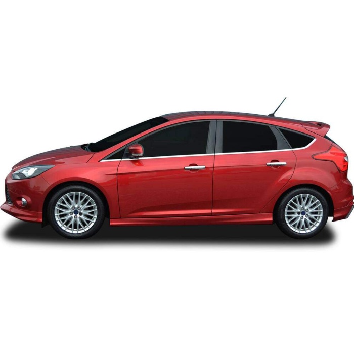 Ford Focus 3 HB Krom Cam Çıtası 8 Parça 2011-2017 Arası
