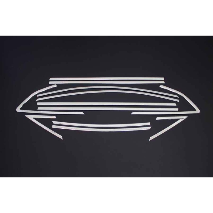 Ford Focus 3 HB Krom Cam Çerçevesi 12 Parça 2011-2017 Arası