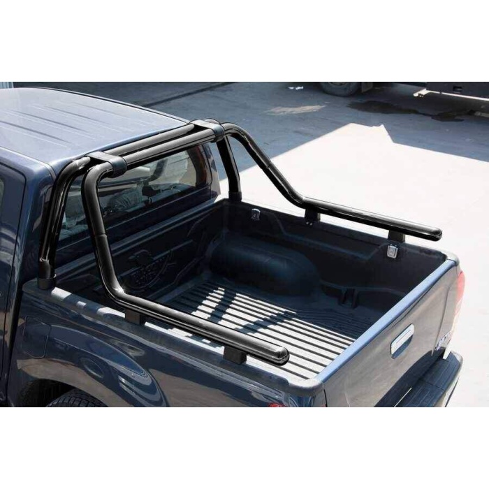Ford Ranger Kobra Roll Bar Çap:76 Siyah 2006-2011 Arası