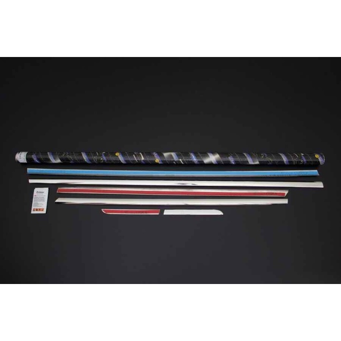 Honda Civic FB7 Krom Cam Çıtası 6 Parça 2012-2016 Arası