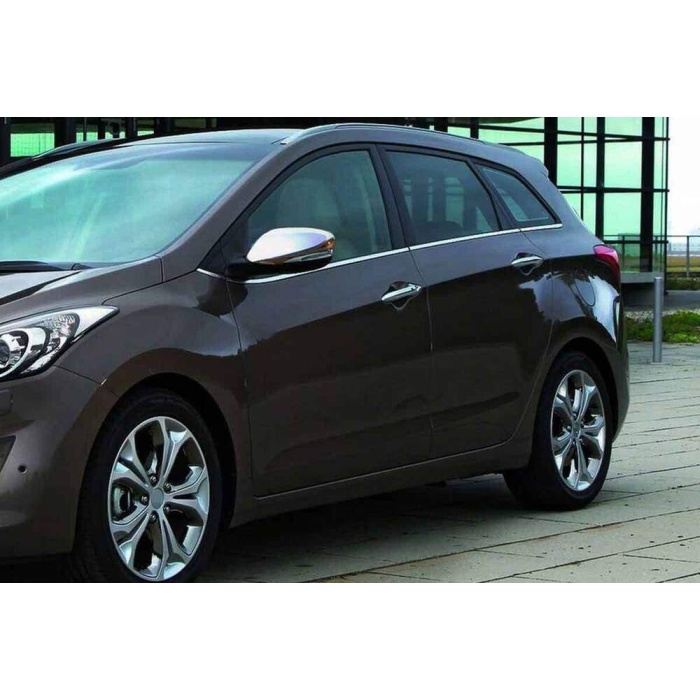 Hyundai i30 SW Krom Cam Çıtası 8 Parça 2012-2016 Arası