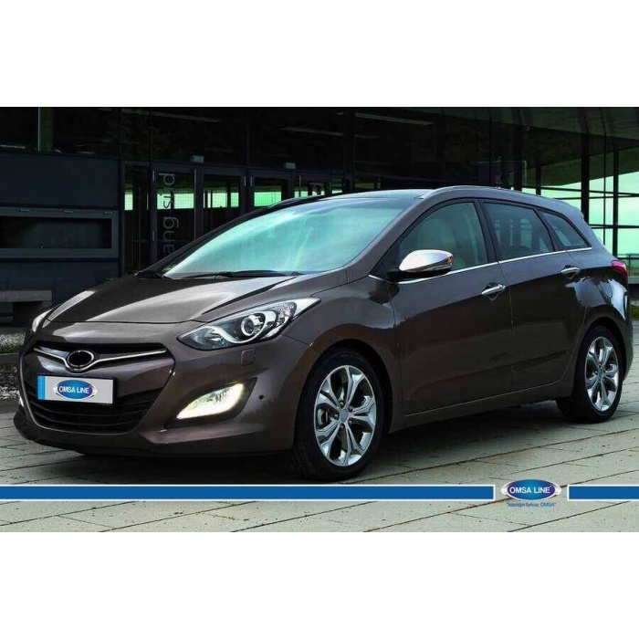 Hyundai i30 HB Krom Cam Çıtası 8 Parça 2012-2016 Arası