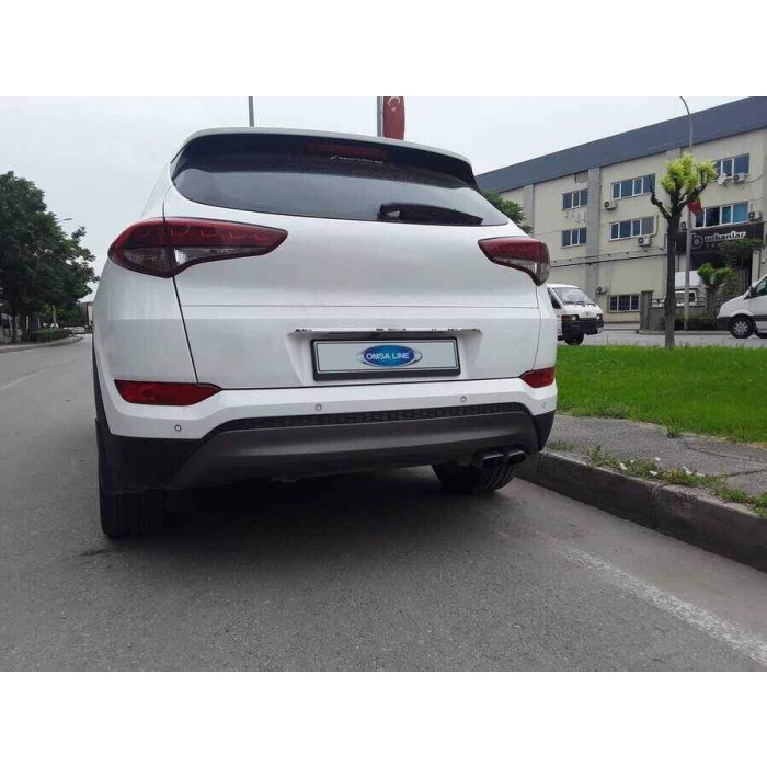 Hyundai Tucson Krom Bagaj Çıtası Plaka Üstü 2015-2018 Arası