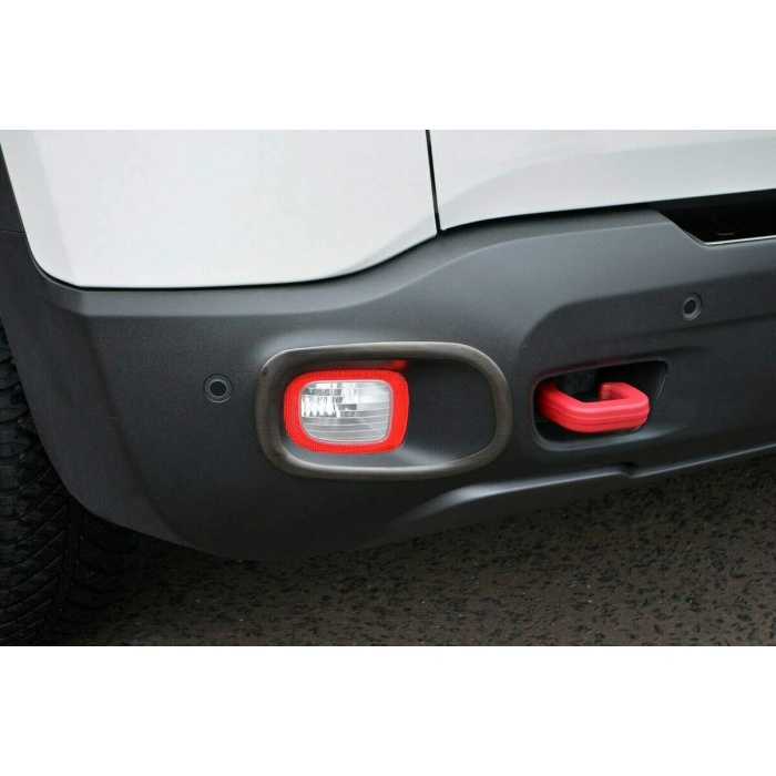 Jeep Renegade Siyah Krom Reflektör Çerçevesi 2 Parça 2014 ve Sonrası
