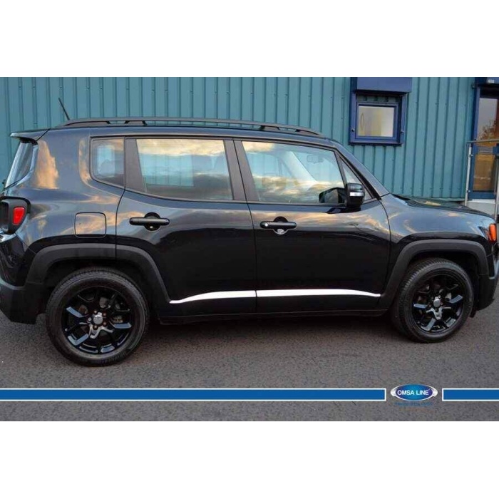 Jeep Renegade Krom Yan Kapı Çıtası 4 Parça 2014 ve Sonrası