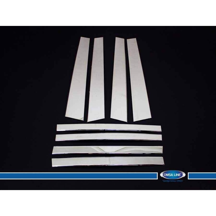 Omkar Land Rover Range Rover 2 Krom L-322 Kapı Direği 8 Parça 2002-2012 Arası