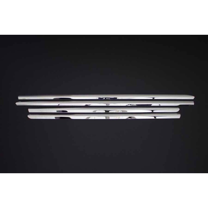 Mercedes W211 Krom Cam Çıtası 4 Parça  2003-2009 Arası