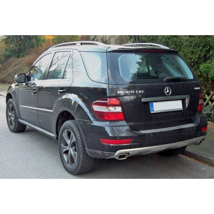Mercedes ML Class/W164 Krom Arka Tampon Eşiği Taşlı 2005-2011 Arası