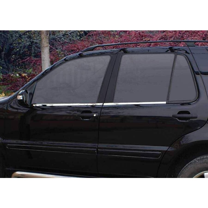 Mercedes W164 Krom Cam Çıtası 4 Parça 2005-2011 Arası