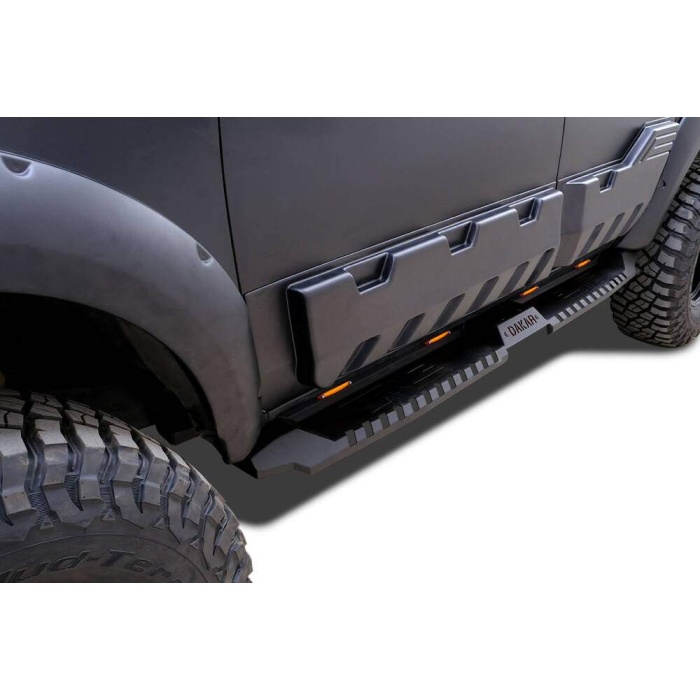 Mitsubishi L200 Dakar Yan Basamak Siyah V2 Işıklı 2015-2019 Arası