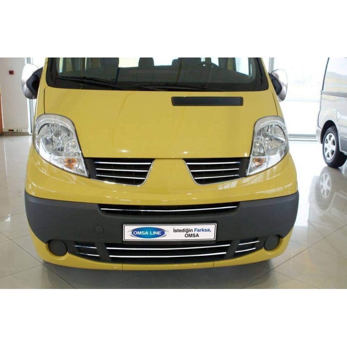 Nissan Primastar Krom Ön Tampon Çıtası 6 Parça 2010-2014 Arası