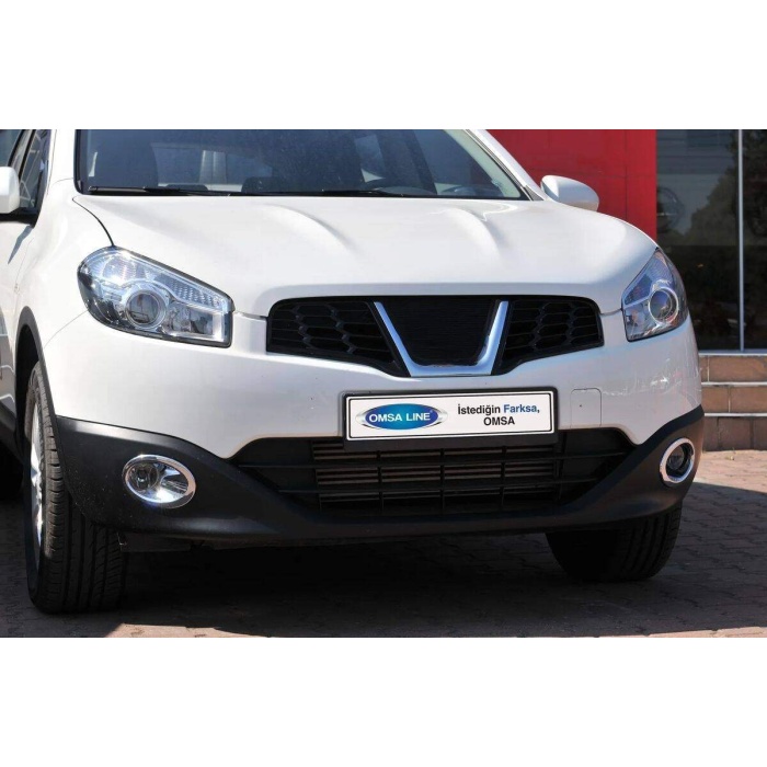 Nissan Qashqai Krom Sis Farı Çerçevesi 2 Parça Abs 2010-2014 Arası