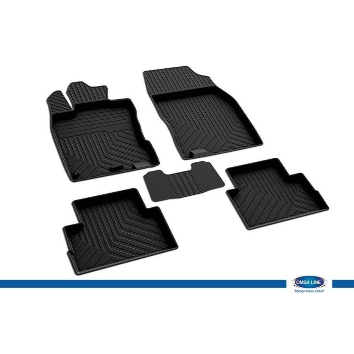 Nissan Qashqai 4D Havuzlu Paspas Siyah 2014-2021 Arası