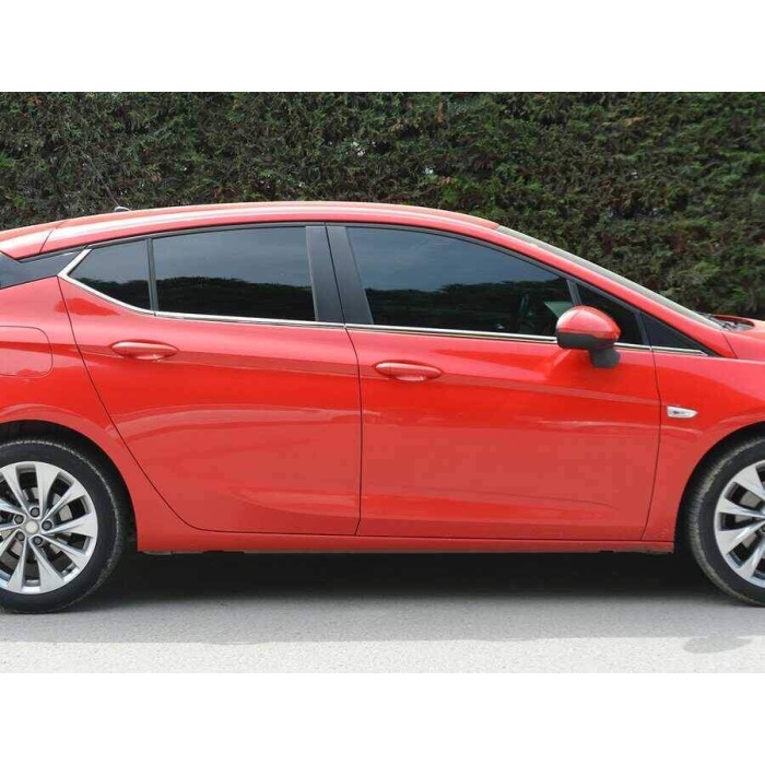 Opel Astra K Krom Alt Cam Çerçevesi 8 Parça 2015 ve Sonrası