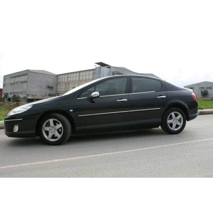 Peugeot 407 Krom Cam Çıtası 4 Parça 2004-2010 Arası