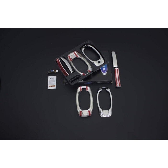 Peugeot Bipper Krom Kapı Kolu Set 4 Kapı 2008 ve Sonrası