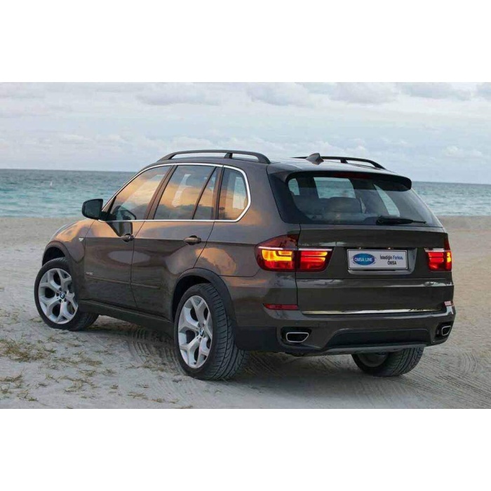 BMW X5 E70 Krom Bagaj Alt Çıta 2006-2013 Arası