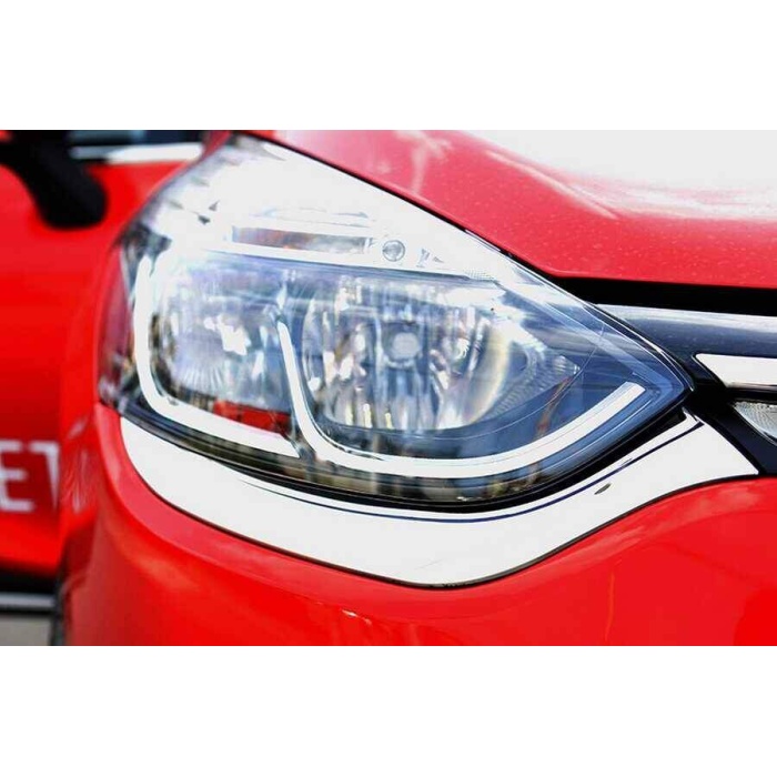 Renault Clio 4 Krom Far Kaşı 2 Parça 2012-2017 Arası