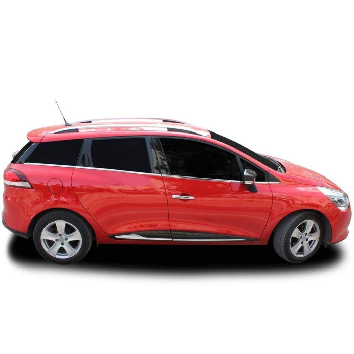 Renault Clio 4 HB/SW Krom Yan Kapı Çıtası 4 Parça Formlu 2012-2018 arası