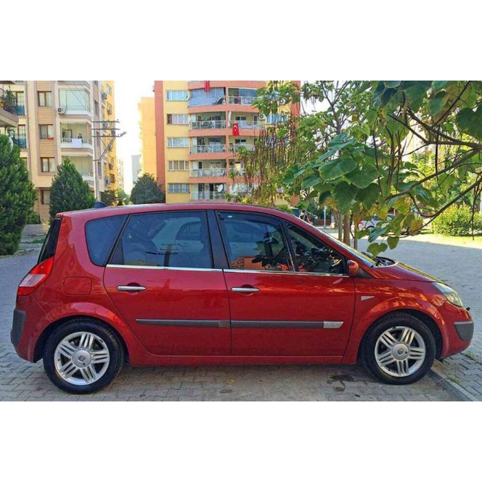 Renault Scenic Krom Cam Çıtası 4 Parça 2003-2009 Arası