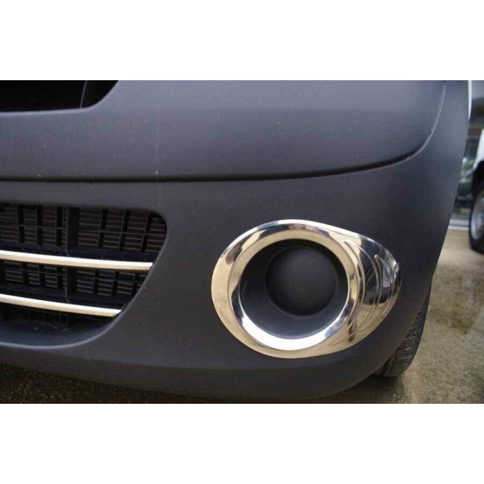 Renault Kangoo 2 Krom Sis Farı Çerçevesi 2 Parça 2008-2013 Arası