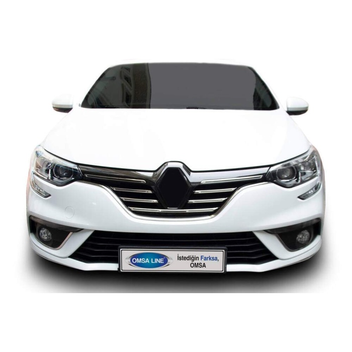 Renault Megane 4 Sedan Krom Ön Panjur 5 Parça 2016-2020 Arası