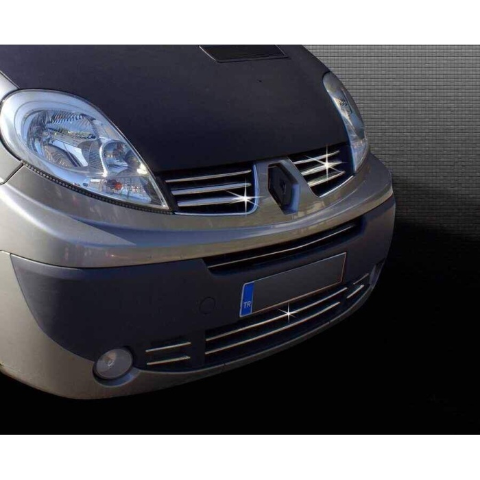 Renault Trafic 2 Krom Ön Panjur 6 Parça 2010-2014 Arası