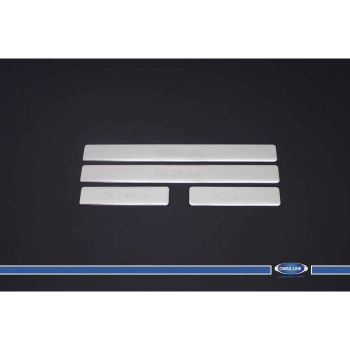 Skoda Octavia A5 Krom Kapı Eşiği 4 Parça 2004-2013 Arası