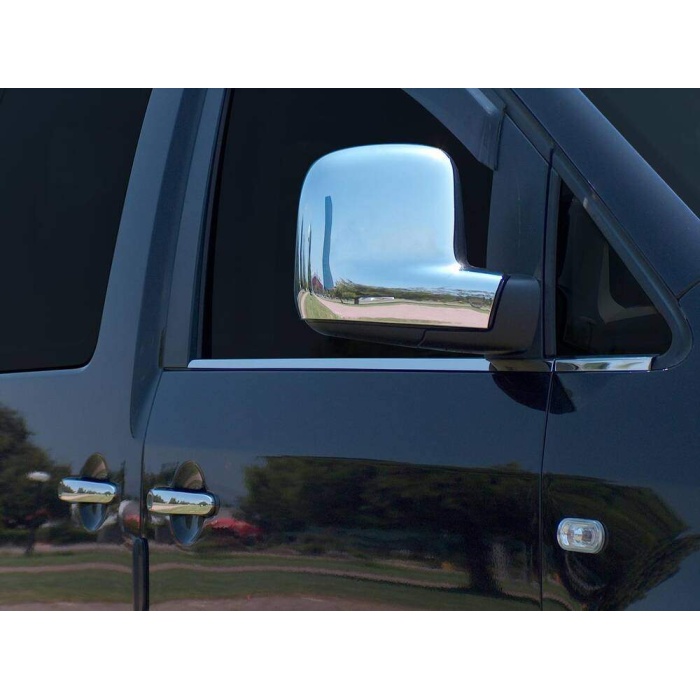 VW Caddy Krom Cam Çıtası 4 Parça 2003-2014 Arası