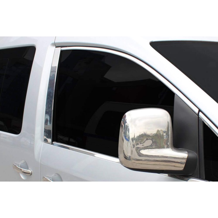 VW Caddy Krom Ayna Kapağı 2 Parça ABS 2010-2014 Arası
