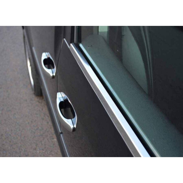 VW Caddy Krom Cam Çıtası 4 Parça 2010-2014 Arası