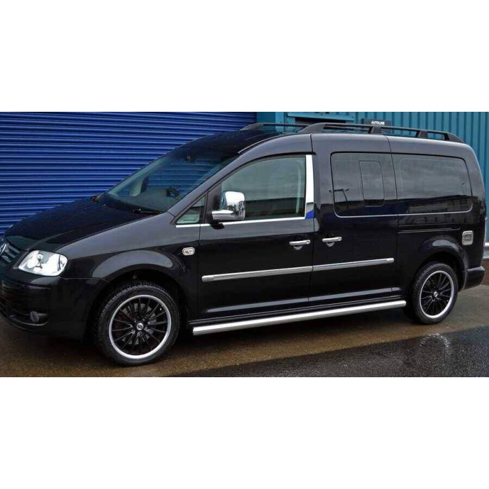 VW Caddy Maxi Krom Yan Kapı Çıtası 4 Parça 2007-2014 Arası