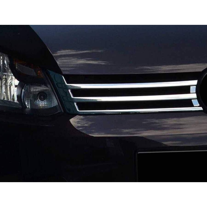 VW Caddy Krom Ön Panjur 2 Parça 2010-2014 Arası