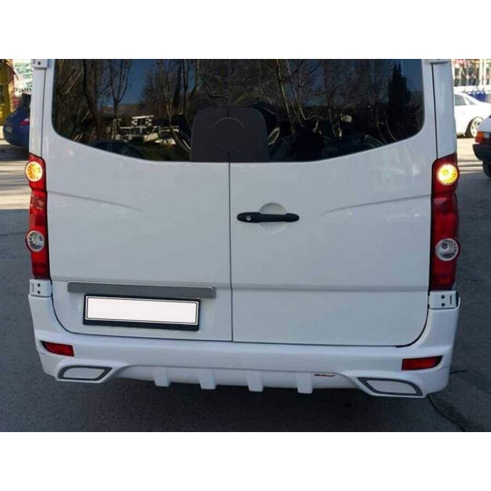 VW Crafter Arka Tampon Geçme Çift Egzoz 2012-2017 Arası