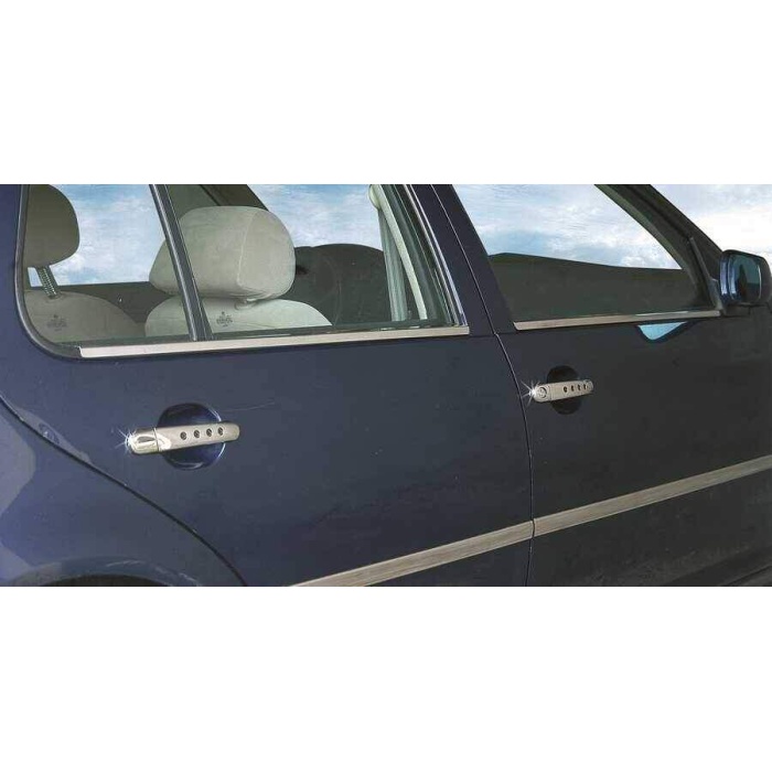 VW Golf 4 Krom Cam Çıtası 4 Parça 1997-2004 Arası