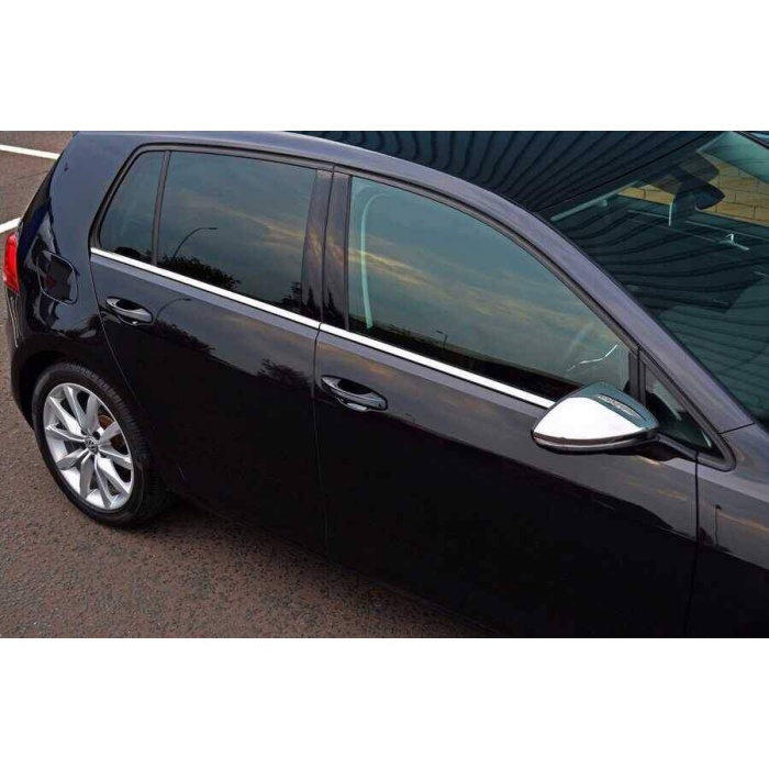 VW Golf 7 Krom Cam Çıtası 4 Parça 2013 ve Sonrası
