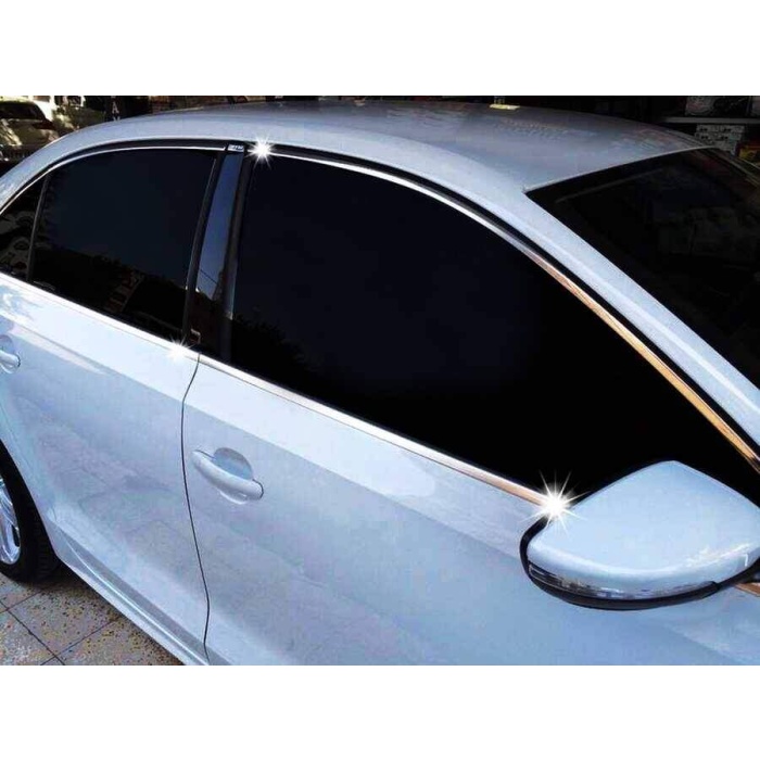 VW Jetta Krom Cam Çerçevesi 12 Parça 2011 ve Sonrası