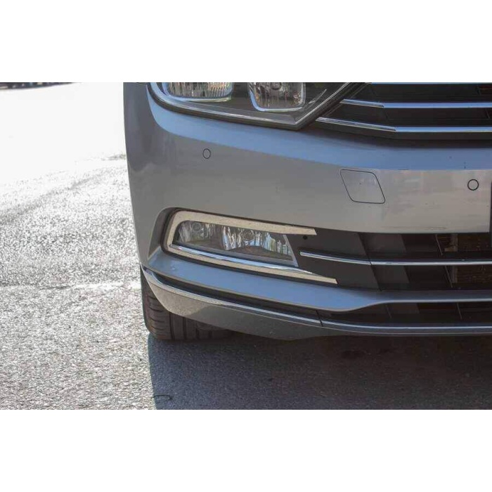 VW Passat B8 Krom Sis Farı Çerçevesi 2 Parça 2015-2019 Arası