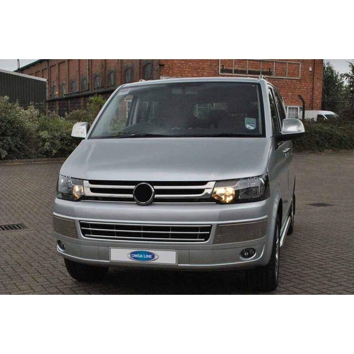 VW T5 Caravelle Krom Ön Panjur 4 Parça 2010-2014 Arası