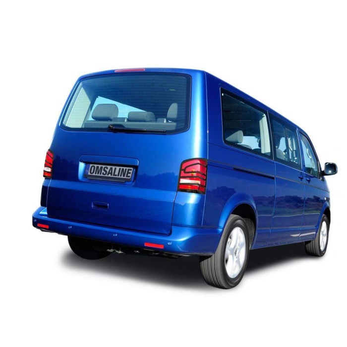 VW T5 Caravelle Siyah Krom Stop Çerçevesi 2 Parça Abs 2010-2014 Arası